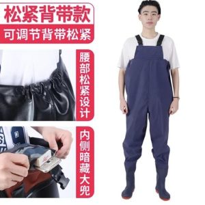 Coverall / Overall Jumper with Boots – Blue